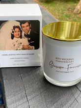 Load image into Gallery viewer, PERSONALISED / SPECIAL OCCASION /MEMORIAL CANDLE with a PHOTO as an option
