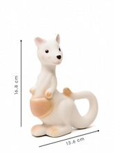 Load image into Gallery viewer, Rosie the Roo: Natural Rubber Teething Toy