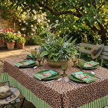 Load image into Gallery viewer, Wild at Heart 100% Linen Tablecloth