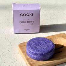 Load image into Gallery viewer, Purple Shampoo Bar in Box - For toning yellow