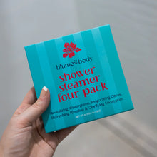 Load image into Gallery viewer, BLUME & BODY
SHOWER STEAMER MENTHOLATED FOUR PACK