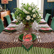 Load image into Gallery viewer, Wild at Heart 100% Linen Tablecloth