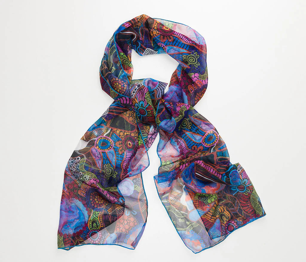 JUSTIN BUTLER SHEER SCARF