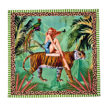 Load image into Gallery viewer, Jungle Walk Green Napkin 4Pc Set
