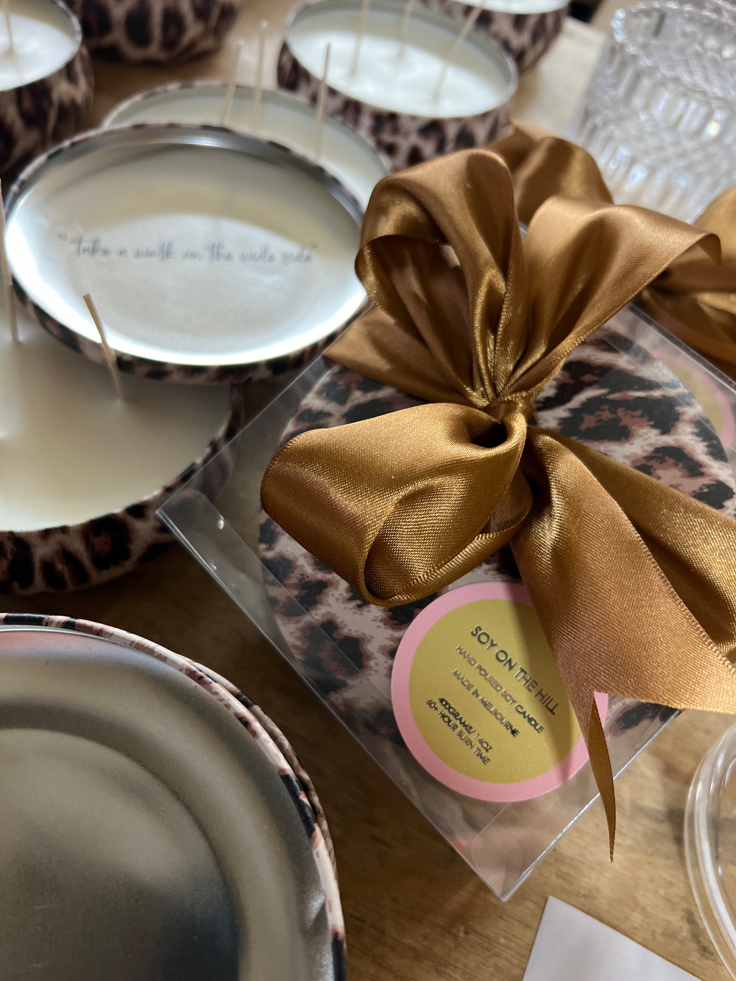 LEOPARD PRINT SOY CANDLE