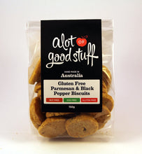 Load image into Gallery viewer, GLUTEN FREE PARMESAN + BLACK PEPPER BISCUITS
