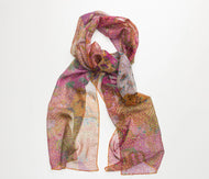 SANDRA PULA TEECE SHEER SCARF