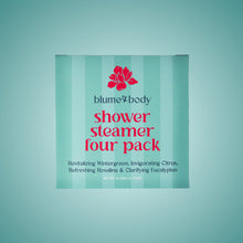 Load image into Gallery viewer, BLUME &amp; BODY
SHOWER STEAMER MENTHOLATED FOUR PACK
