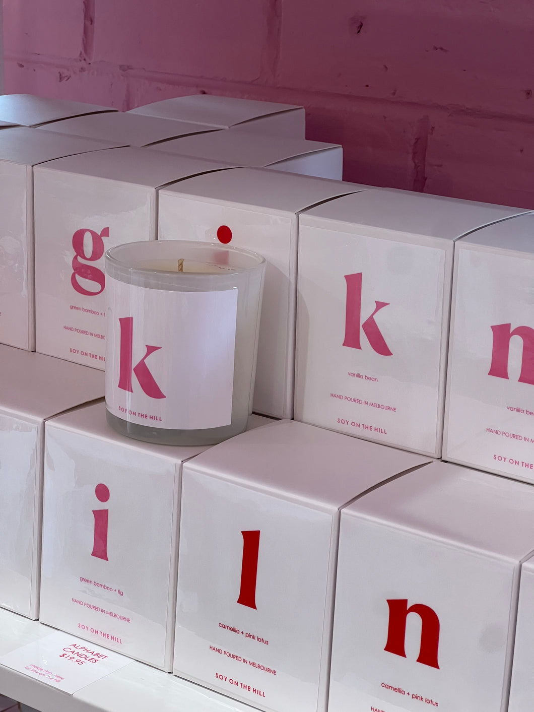 ALPHABET CANDLES