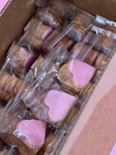 Load image into Gallery viewer, Heart shaped vanilla biscuits
