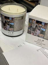 Load image into Gallery viewer, PERSONALISED CANDLE with a PHOTO as an option
