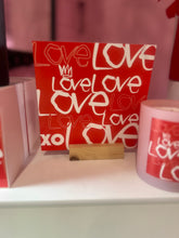 Load image into Gallery viewer, LOVE Valentine’s Day candle
