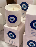 EVIL EYE HAND POURED SOY CANDLE
