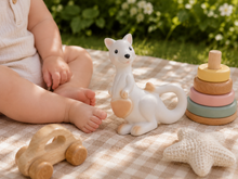 Load image into Gallery viewer, Rosie the Roo:  Natural Rubber Teething Toy
