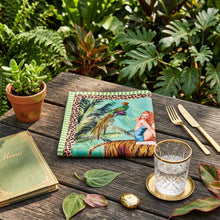 Load image into Gallery viewer, Jungle Walk Green Napkin 4Pc Set
