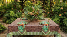 Load image into Gallery viewer, Wild at Heart 100% Linen Tablecloth
