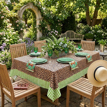 Load image into Gallery viewer, Wild at Heart 100% Linen Tablecloth
