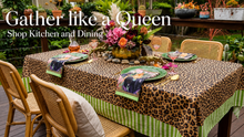 Load image into Gallery viewer, Wild at Heart 100% Linen Tablecloth
